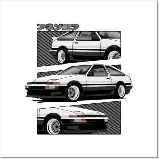 Toyota AE86 Hachiroku Posters and Art